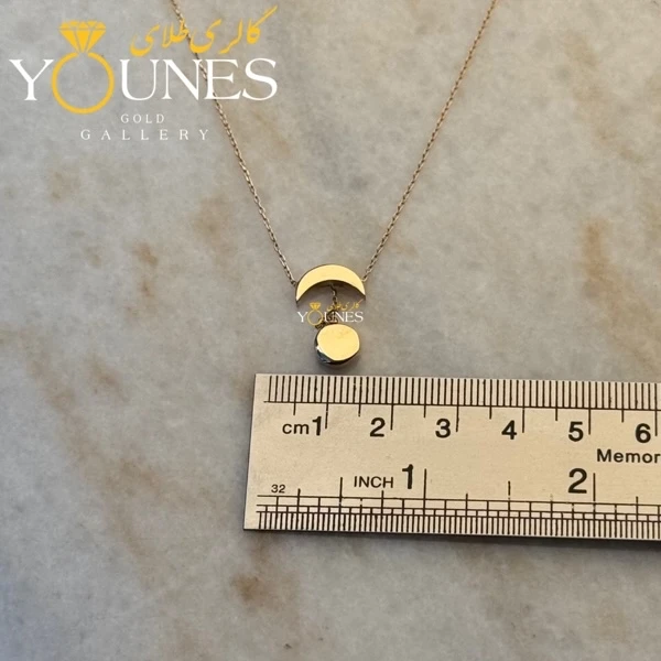 گردنبند ماه دنباله دار طلا